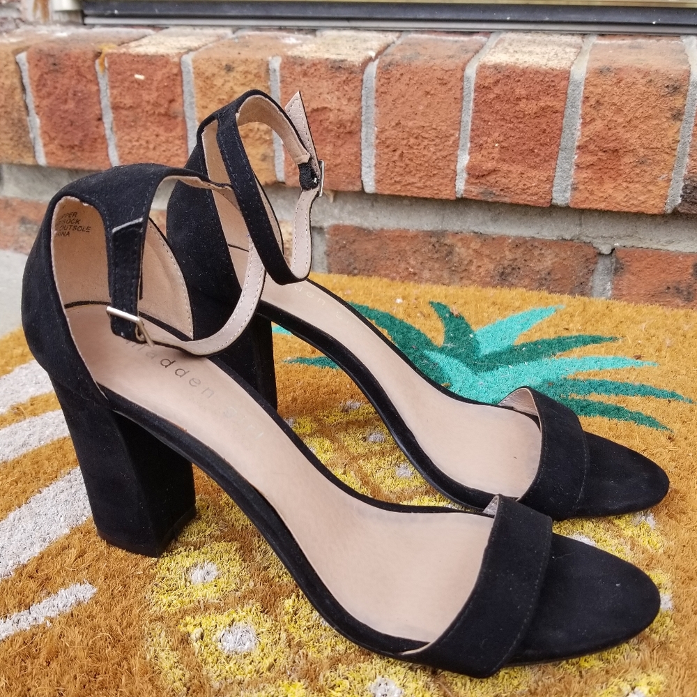 Madden Girl Beella ankle strap block heels